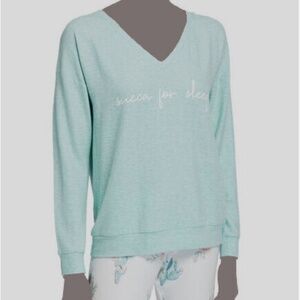 PJ Salvage Lounge More 'Succa for Sleep' PJ Set - Sage - Size L/XL